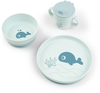 Done by Deer Foodie Dinner Set Wally Blue