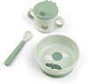 Done by Deer Foodie First Meal Set Happy Clouds Green