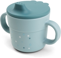 Done by Deer Foodie Spout Cup Happy Dots Blue