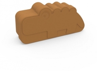 Done by Deer Kiddish Lunch Box Croco mustard