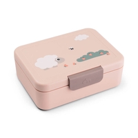 Done by Deer Lunch box mit Trennwand Tiny farm Powder