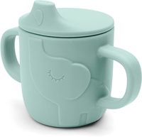 Done by Deer Silikon Schnabeltasse Peekaboo Elphee blau