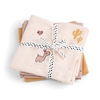 Done by Deer Spucktuch 3-Pack 70x70cm Lalee rosa