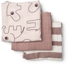 Done by Deer Spucktuch 3-Pack Deer Friends puder