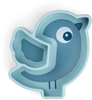 Done by Deer Stick&Stay Silikon Snackteller Birdee Blue
