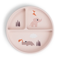 Done by Deer Stick&Stay Silikon Snackteller Playground Pink