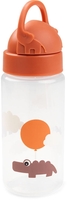 Done by Deer Straw Bottle Happy Clouds - Papaya