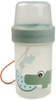 Done by Deer To Go 2-Way Snack Container large Croco Green