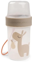 Done by Deer To Go 2-Way Snack Container large Lalee sand