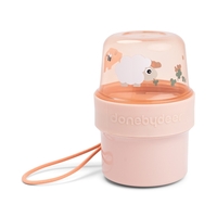 Done by Deer To Go 2-Way Snack Container Small - Tiny Farm Rosa