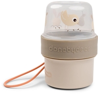Done by Deer To Go 2-Way Snack Container small Birdee sand
