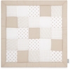 Emma & Noah Krabbeldecke,  Patchwork Essential Beige,  140x140cm