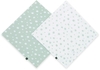 Emma & Noah Mullwindeln 2er Set,  Punkte Mint