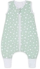 Emma & Noah Schlafsack mit Füßen 1.0 TOG,  Punkte Mint 70cm