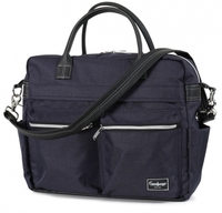 Emmaljunga Wickeltasche Travel Lounge navy eco (Emmaljunga Schweden)