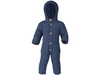Engel Natur Merino Overall Fleece blau melange