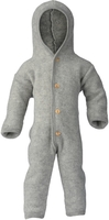 Engel Natur Merino Overall Fleece hellgrau melange