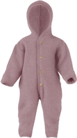 Engel Natur Merino Overall Fleece rosenholz melange 50/56