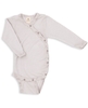 Engel Natur Merino/Seide Langarm Babybody GOTS 62/68 magnolie
