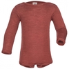 Engel Natur Merino/Seide Langarm Babybody GOTS 86/92 kupfer