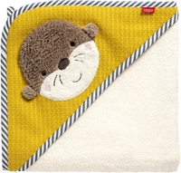 Fehn Kapuzenbadetuch Otter