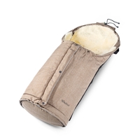 Fellhof Kinderwagenlammfellfußsack Hochsölden beige-melange