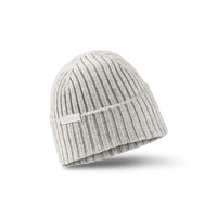 Fellhof Merino Babymütze Purzl 48/51 grau