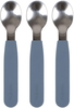 Filibabba Löffel Silikon Powder Blue 3er Pack