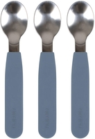 Filibabba Löffel Silikon Powder Blue 3er Pack
