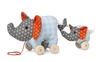 FRANCK & FISCHER Nachziehelefant Noma + Baby (Franck and Fischer)