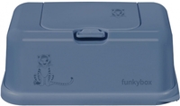 Funkybox Feuchttücherbox blau Tiger matt (Poll&Poll B.V.)