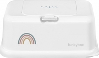 Funkybox Feuchttücherbox weiß Regenbogen (Poll&Poll B.V.)