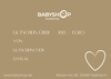 Geschenkgutschein Babyshop Wert 100, -€