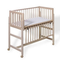 Geuther Bett an Bett Betsy 1125 natur Beistellbett für Boxspringbetten