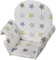 Geuther Sitzverkleinerer de Luxe für Hochstuhl Traveller,  Nico,  Mucki Fb. 32 Stern