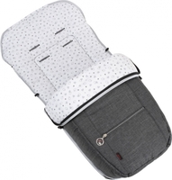 Hartan So-Wi-Fußsack 2021 400 grey hearts