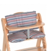 Hauck Hochstuhlauflage Deluxe multi stripe grey