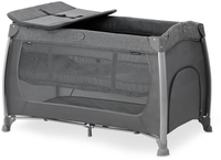 Hauck Reisebett Relax N Play Center melange charcoal / nordic grey