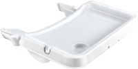 Hauck Tray Essbrett für Alpha inkl. abnehmbares Tablett weiß