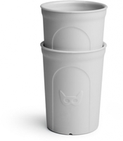 Herobility Eco Trinkbecher 250ml mist grey (2er Pack)