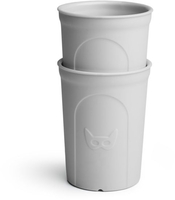 Herobility Eco Trinkbecher 250ml mist grey (2er Pack)