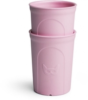 Herobility Eco Trinkbecher 250ml pink (2er Pack)