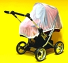 Insektennetz für Kinderwagen geschlossen weiß
