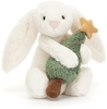 Jellycat Bashful Bunny with Christmas Tree / Hase Weihnachtsbaum 15cm