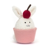 Jellycat Dainty Dessert Bunny Cupcake 14cm