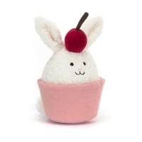 Jellycat Dainty Dessert Bunny Cupcake 14cm