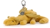 Jellycat Golden Dragon Bag Charm 22cm