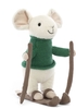 Jellycat Merry Mouse Skiing 19cm - Ski Maus