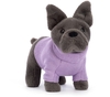 Jellycat Sweater French Bulldog Purple 19cm