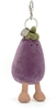 Jellycat Vivacious Aubergine Bag Charm / Anhänger